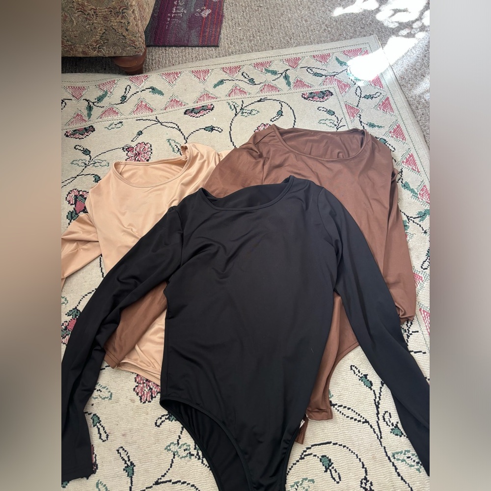 SHEIN long sleeve bodysuit bundle